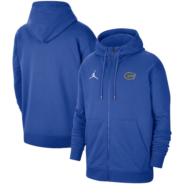 Florida Gators Jordan Brand Travel Fleece Full-Zip Hoodie - Royal