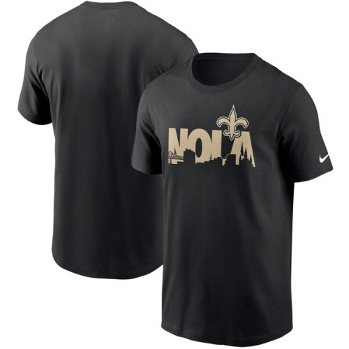 New Orleans Saints Nike Hometown Collection NOLA T-Shirt - Black
