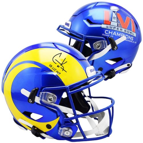 Cooper Kupp Los Angeles Rams Fanatics Authentic Autographed Super Bowl LVI Champions Riddell Speed Flex Authentic Helmet with "SB LVI MVP" Inscription