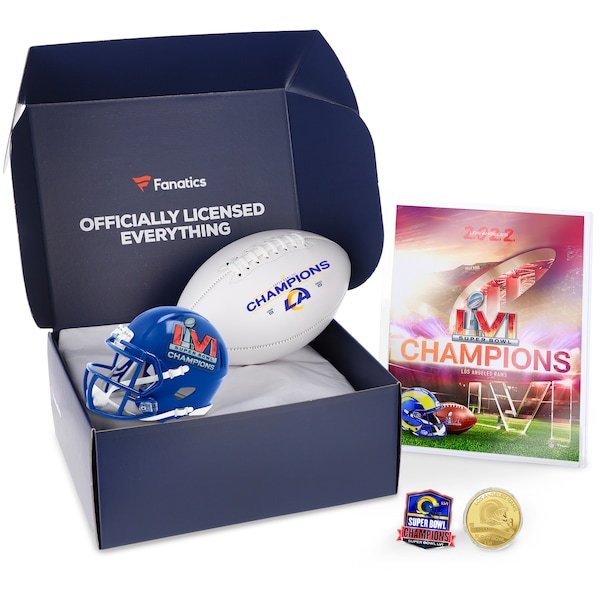 Los Angeles Rams Fanatics Authentic Pack Super Bowl LVI Champions Gift Box - $159+ Value