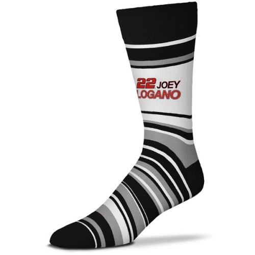 Joey Logano For Bare Feet Mas Stripe Crew Socks