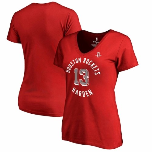 James Harden Houston Rockets Fanatics Branded Women's Plus Size Notable T-Shirt - Red