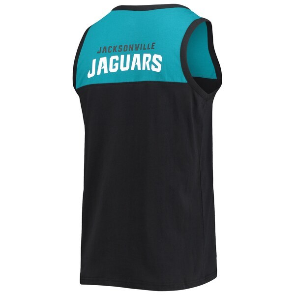 Jacksonville Jaguars Starter Team Touchdown Fashion Tank Top - Black/Teal