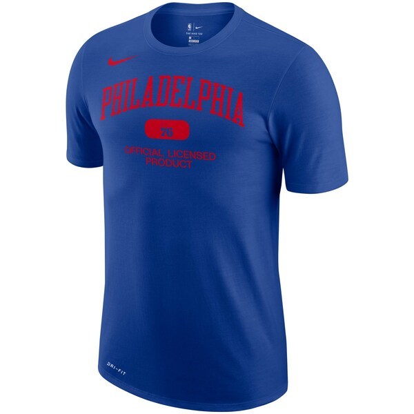 Philadelphia 76ers Nike Essential Heritage Performance T-Shirt - Royal