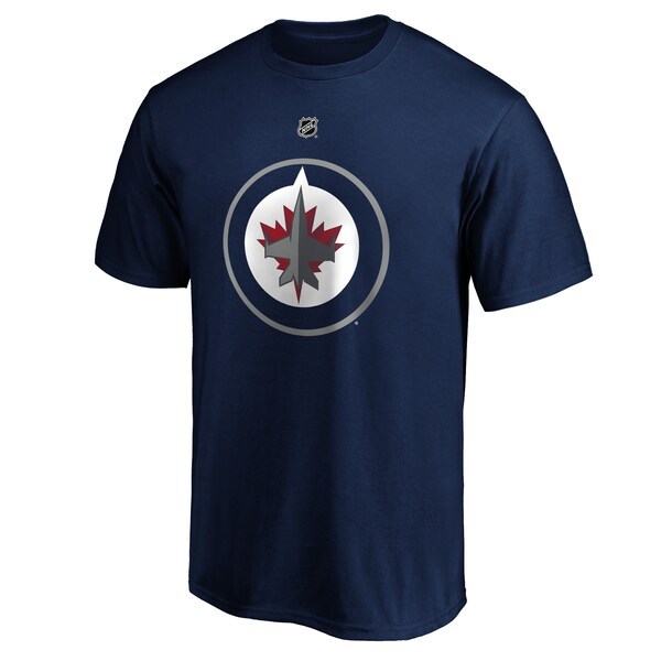 Patrik Laine Winnipeg Jets Fanatics Branded Authentic Stack Player Name & Number T-Shirt - Navy