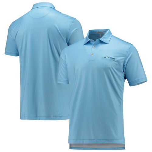 THE PLAYERS Peter Millar Harlow Performance Jersey Polo - Light Blue