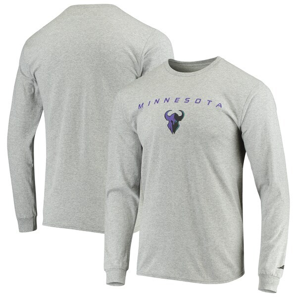 Minnesota R0kkr Rotation Long Sleeve T-Shirt - Heathered Gray