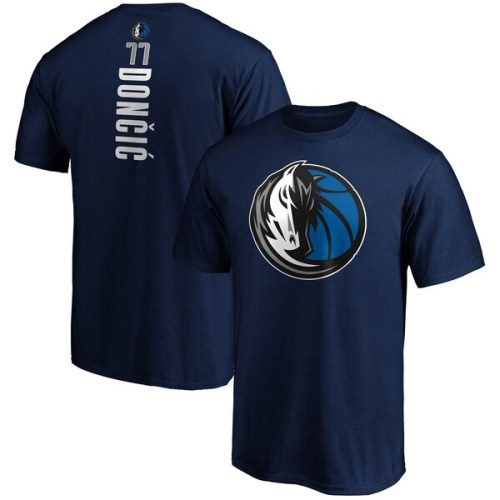 Luka Doncic Dallas Mavericks Majestic Playmaker Name & Number T-Shirt - Navy