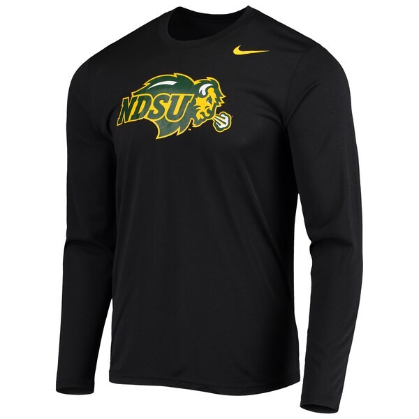 NDSU Bison Nike School Logo Legend Performance Long Sleeve T-Shirt - Black