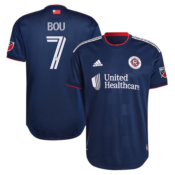 Gustavo Bou New England Revolution adidas 2022 The Liberty Kit Authentic Player Jersey - Navy