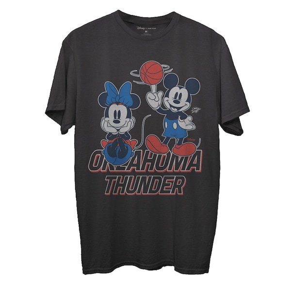 Oklahoma City Thunder Junk Food Disney Mickey & Minnie 2020/21 City Edition T-Shirt - Black
