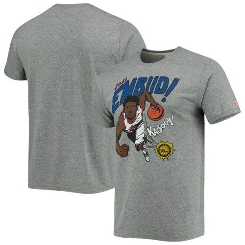 Joel Embiid Philadelphia 76ers Homage Comic Book Player Tri-Blend T-Shirt - Heathered Gray