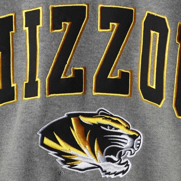 Missouri Tigers Colosseum Arch & Logo Crew Neck Sweatshirt - Heather Gray