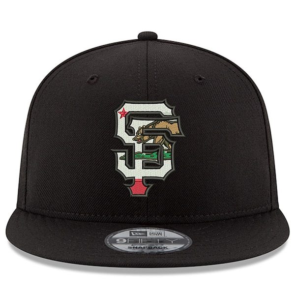 San Francisco Giants New Era Home Grown 9FIFTY Adjustable Hat - Black
