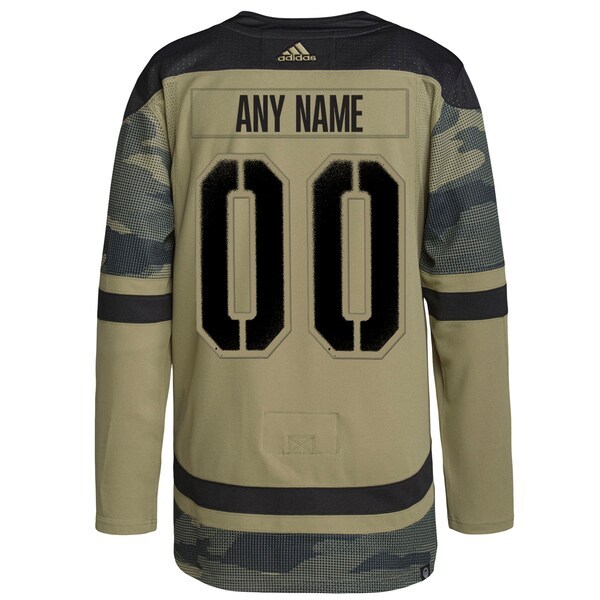 Washington Capitals adidas Military Appreciation Team Authentic Custom Practice Jersey - Camo