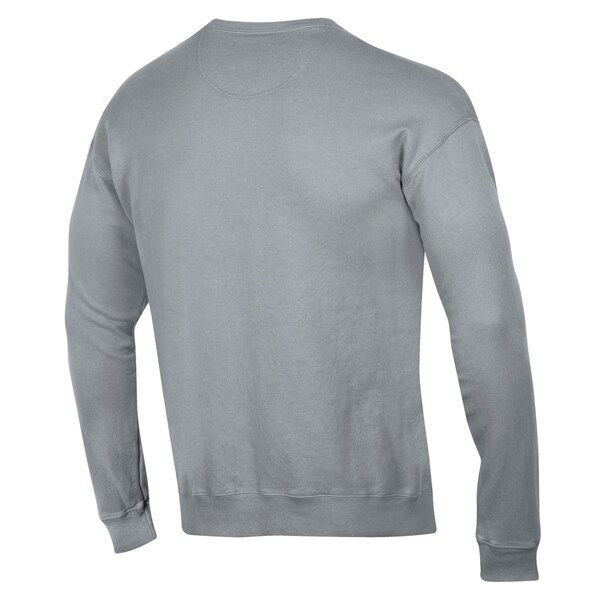Pitt Panthers ComfortWash Garment Dyed Fleece Crewneck Pullover Sweatshirt - Gray