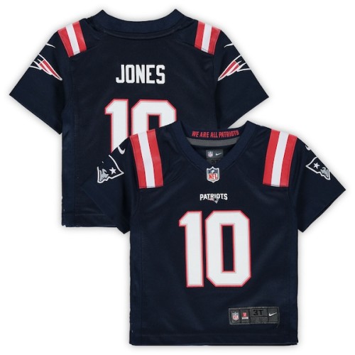 Mac Jones New England Patriots Nike Toddler Game Jersey - Navy