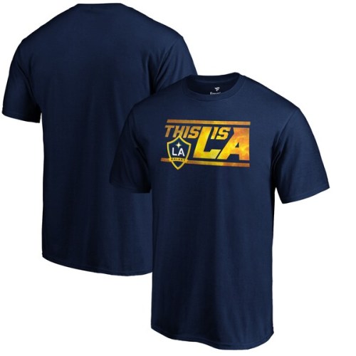 LA Galaxy Fanatics Branded Hometown Distance T-Shirt - Navy