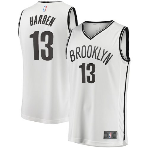 James Harden Brooklyn Nets Fanatics Branded Youth 2020/21 Fast Break Replica Jersey - Association Edition - White