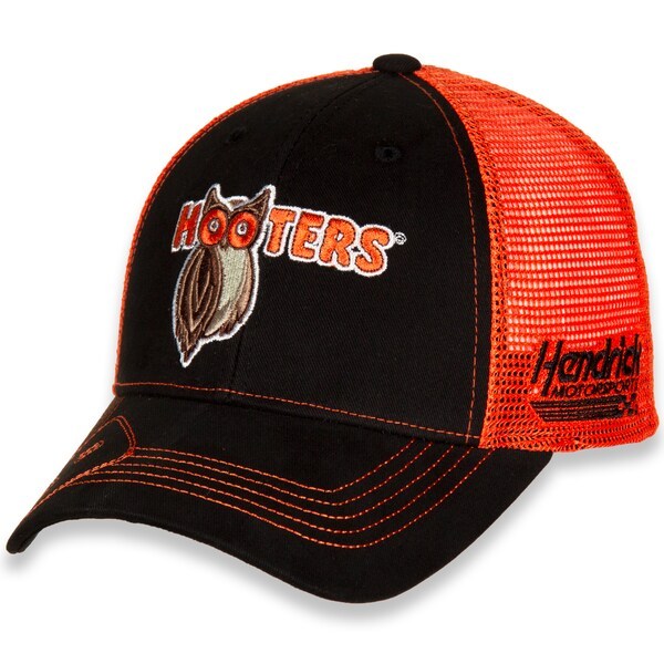 Chase Elliott Hendrick Motorsports Team Collection Hooters Adjustable Hat - Black/Orange