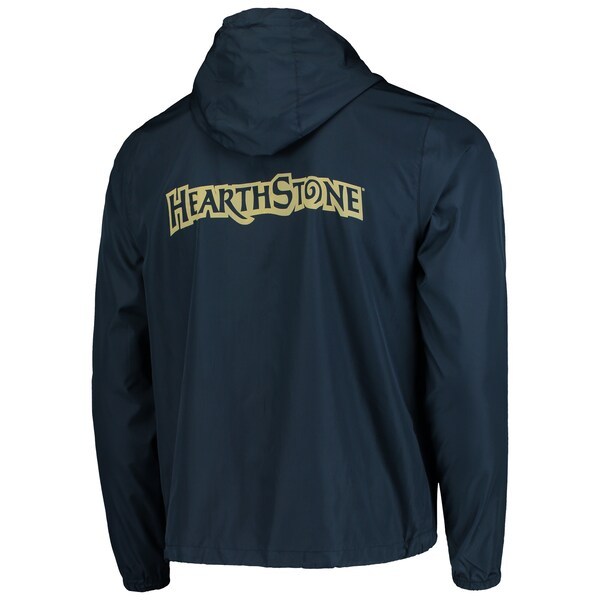 Hearthstone J!NX Full-Zip Windbreaker Hoodie Jacket - Navy