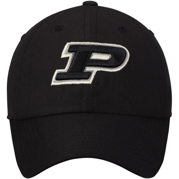 Purdue Boilermakers Top of the World Primary Logo Staple Adjustable Hat - Black