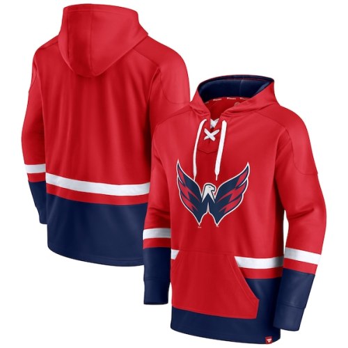 Washington Capitals Fanatics Branded First Battle Power Play Pullover Hoodie - Red