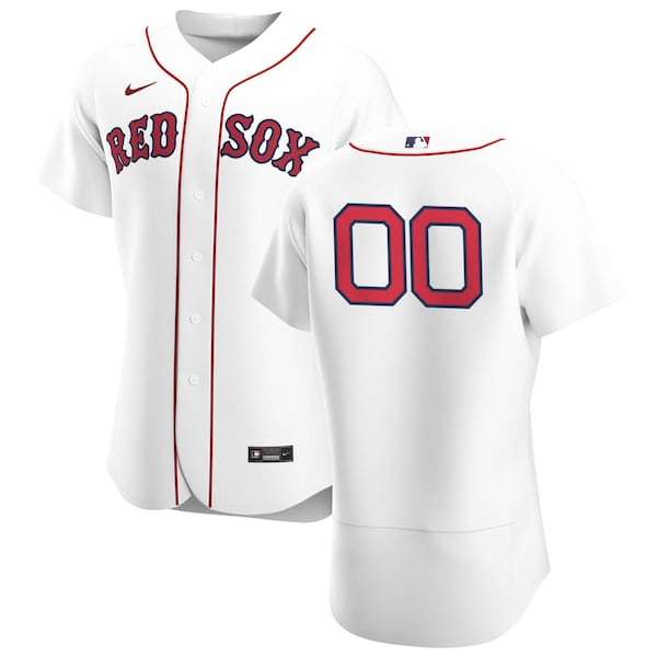 Boston Red Sox Nike Home Authentic Custom Jersey - White