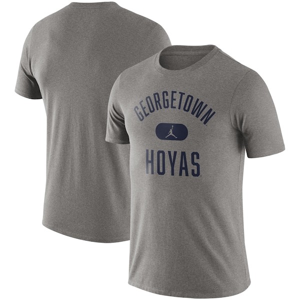 Georgetown Hoyas Jordan Brand Team Arch T-Shirt - Heathered Gray