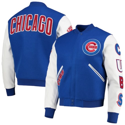 Chicago Cubs Pro Standard Varsity Logo Full-Zip Jacket - Royal/White