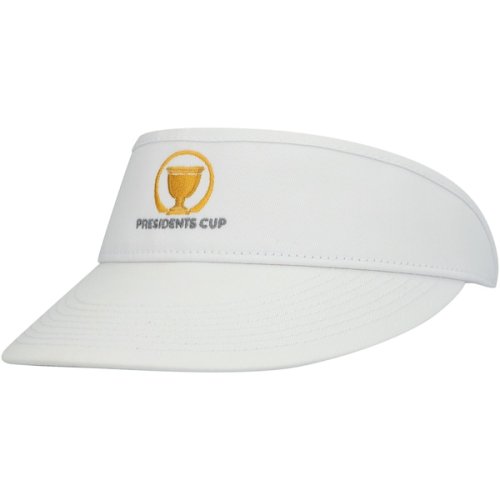 2022 Presidents Cup Ahead Official Logo Putter Visor - White