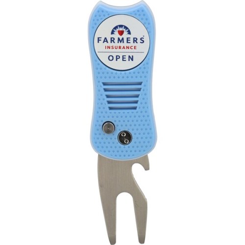 Farmers Insurance Open Switch Blade Divot Tool with Ball Marker
