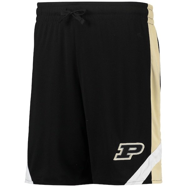 Purdue Boilermakers Colosseum Youth Am I Wrong Reversible Shorts - Black/Gold