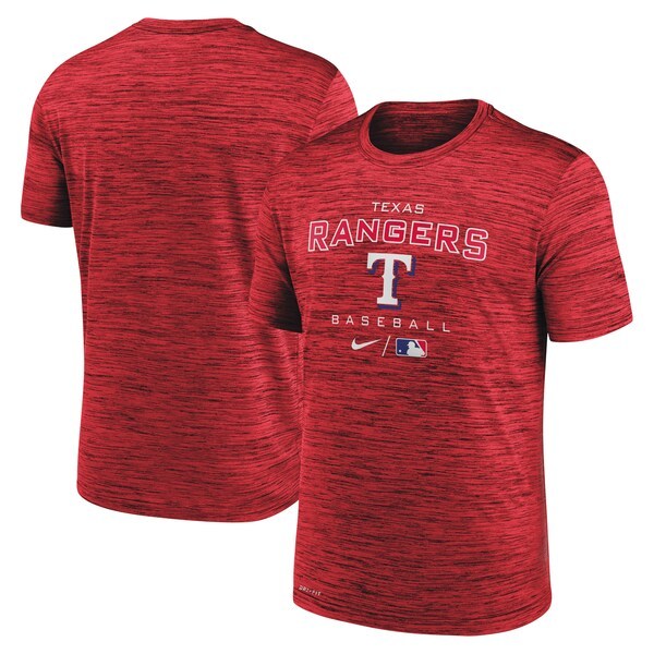 Texas Rangers Nike Authentic Collection Velocity Practice Performance T-Shirt - Red