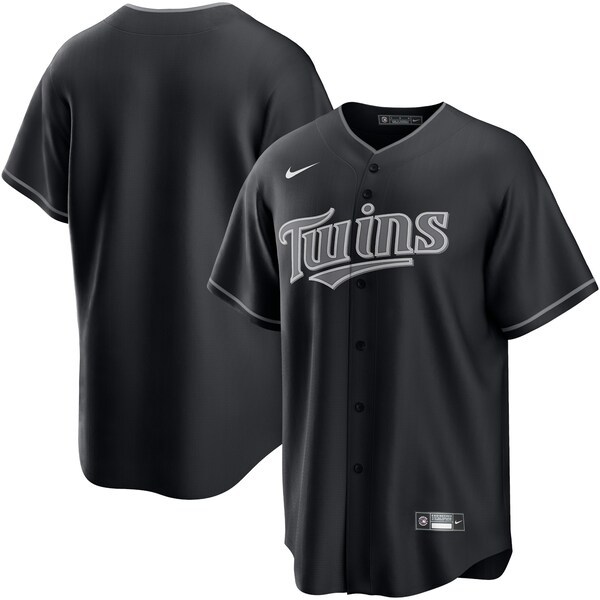 Minnesota Twins Nike Official Replica Jersey - Black/White