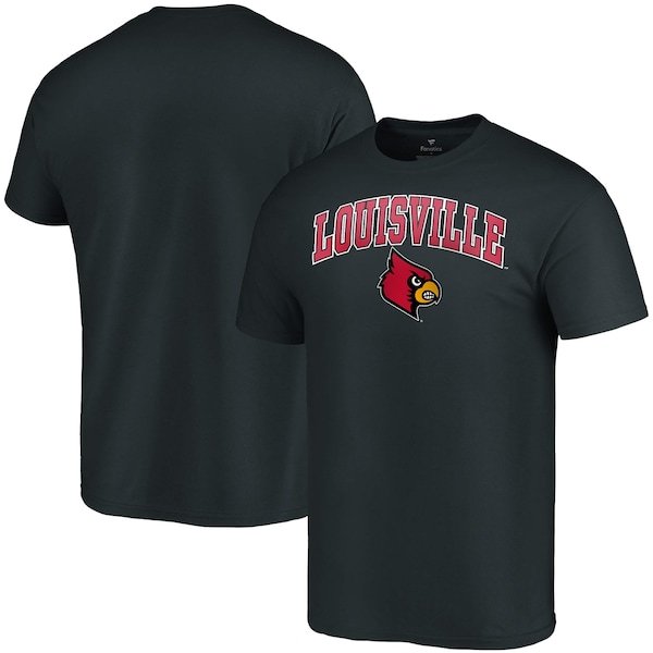 Louisville Cardinals Fanatics Branded Campus T-Shirt - Black
