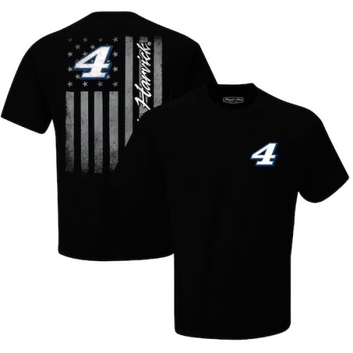 Kevin Harvick Stewart-Haas Racing Team Collection Exclusive Tonal Flag T-Shirt - Black