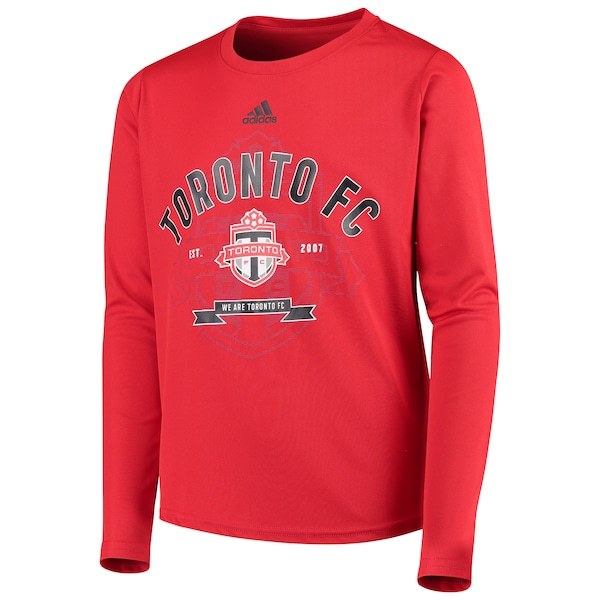 Toronto FC adidas Youth Flip Throw Long Sleeve T-Shirt - Red