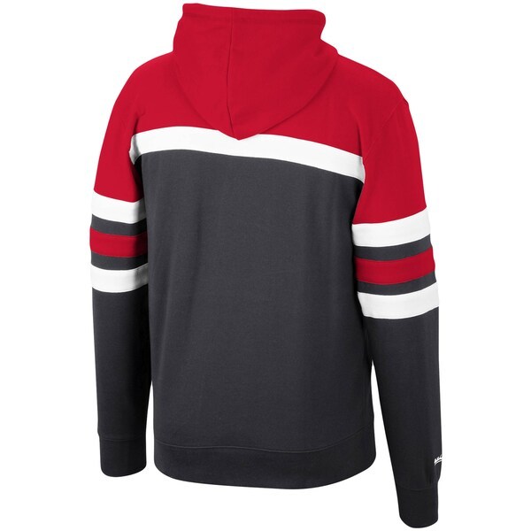 Atlanta Falcons Mitchell & Ness Head Coach Pullover Hoodie - Red/Black