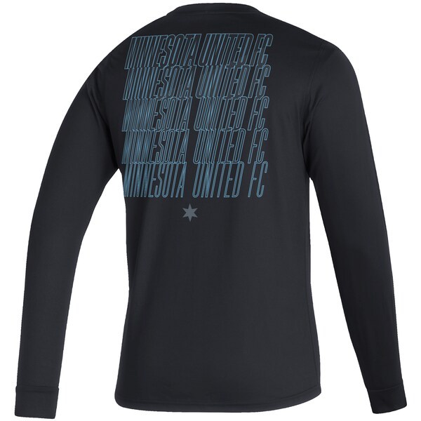 Minnesota United FC adidas Club Long Sleeve T-Shirt- Black