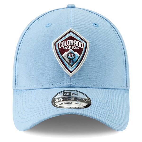 Colorado Rapids New Era Team Logo 39THIRTY Flex Hat - Light Blue