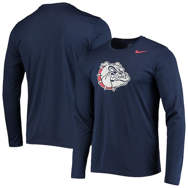 Gonzaga Bulldogs Nike School Logo Legend Performance Long Sleeve T-Shirt - Navy