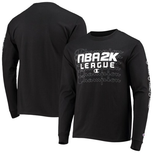 NBA 2K League Champion Long Sleeve T-Shirt - Black