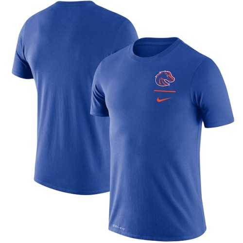 Boise State Broncos Nike Logo Stack Legend Performance T-Shirt - Royal