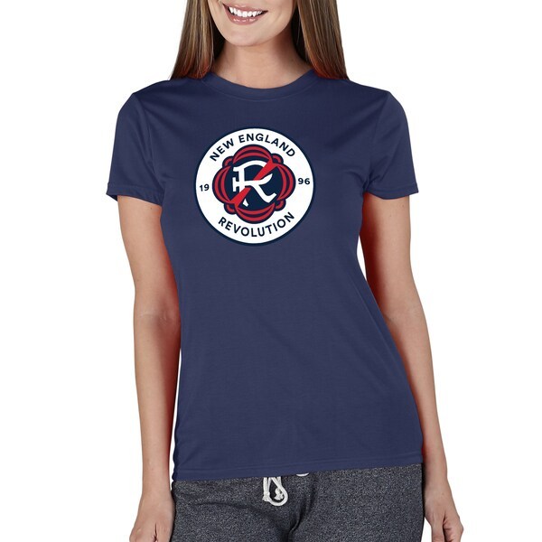 New England Revolution Concepts Sport Women's Marathon T-Shirt - Navy