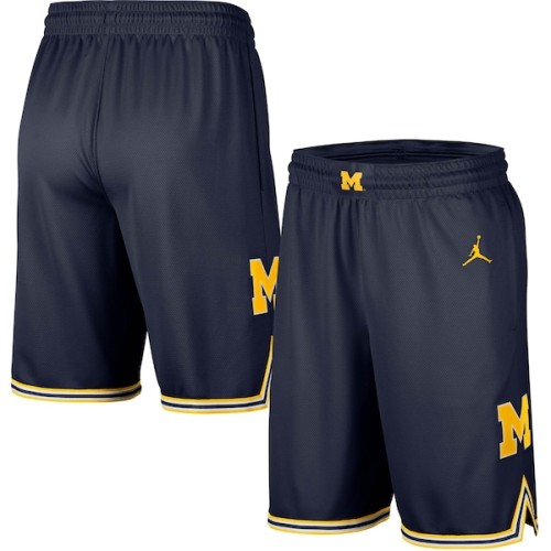Michigan Wolverines Jordan Brand Replica Team Basketball Shorts - Navy
