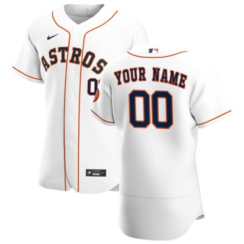 Houston Astros Nike Home Authentic Custom Jersey - White