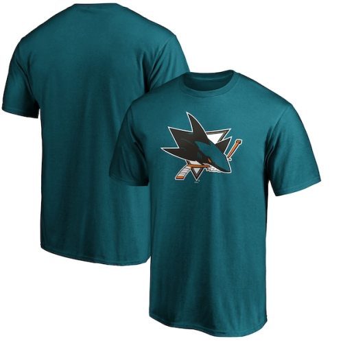 San Jose Sharks Fanatics Branded Team Primary Logo T-Shirt - Teal