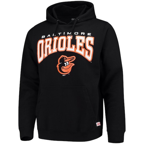 Baltimore Orioles Stitches Team Pullover Hoodie - Black