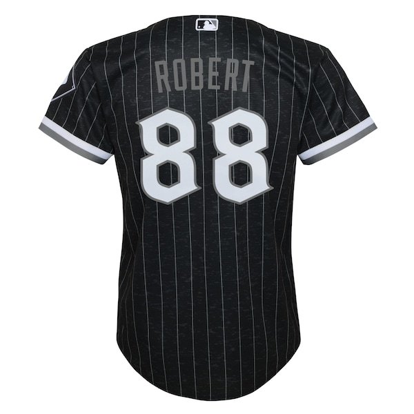 Luis Robert Chicago White Sox Nike Youth 2021 City Connect Replica Player Jersey - Black/Anthracite
